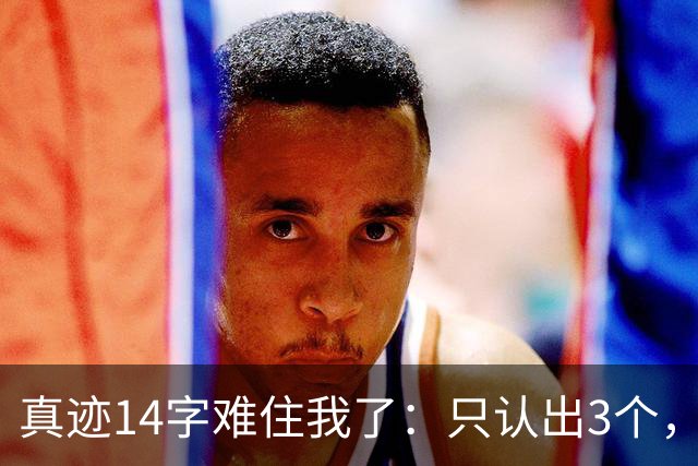 真迹14字难住我了：只认出3个，剩下全靠猜；全对的人请收下我的请教。